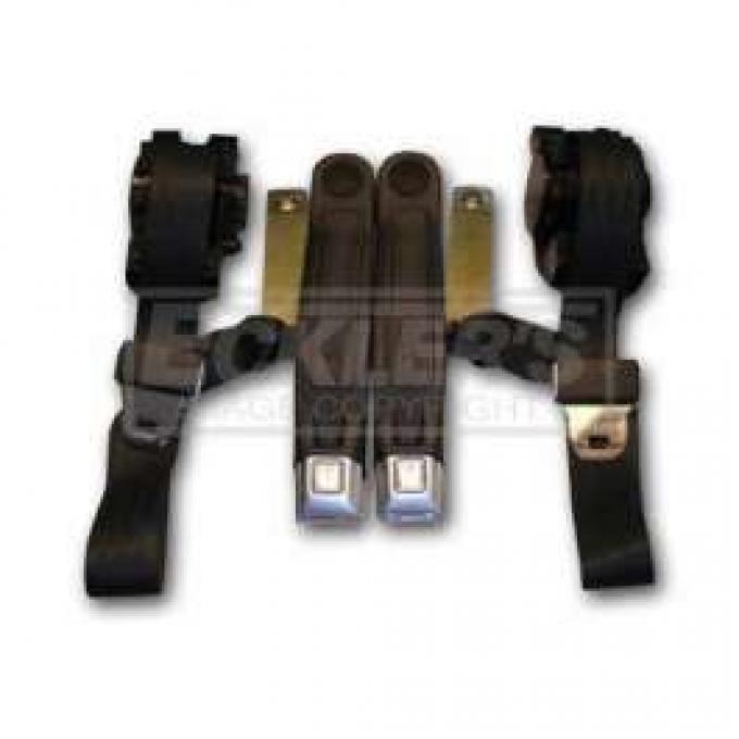 Firebird Three Point Seat Belt, Front, 1974-1981