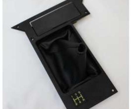 Camaro Center Console Shift Plate, Manual, Five Speed, 1990-1992