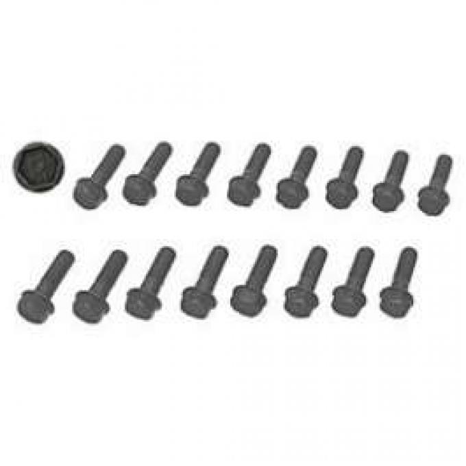 Camaro Exhaust Manifold Bolt Set, Big Block, Flanged Head, 1968-1969