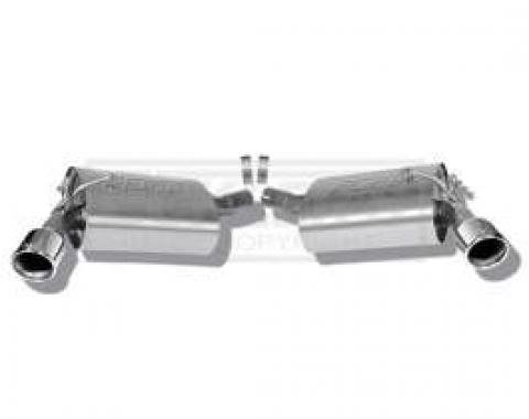Camaro Rear Section Exhaust System, Stainless Steel, V6, 2010-2013