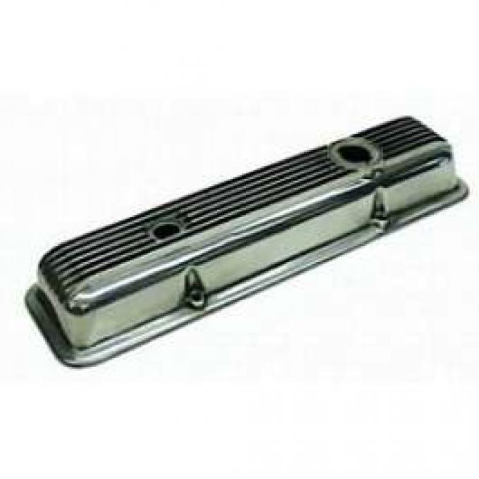 Camaro Valve Cover, Z28, Left, Finned Aluminum, 1969-1974