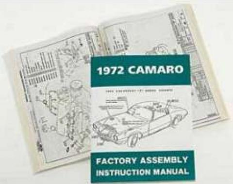 Camaro Assembly Manual, 1972