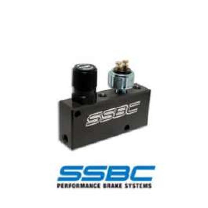 Camaro Proportioning Valve, SSBC, Adjustable, With Brake Light Switch, 1967-2013