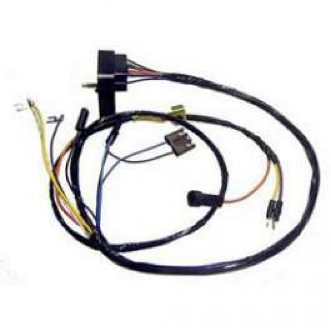 Camaro Engine Wiring Harness, All V8, For Cars With Gauges & Carburetor Solenoid, 1969