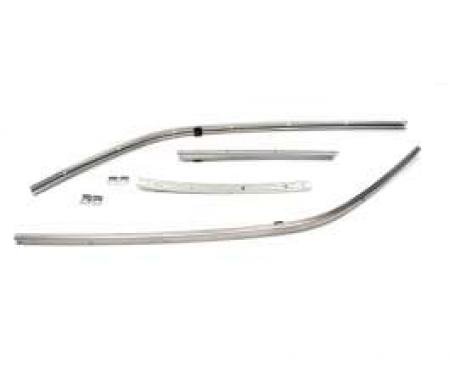 Camaro Roofrail Weatherstrip Channels, Coupe, 1968-1969
