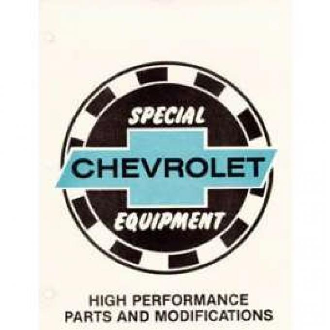 Camaro Book, Chevrolet Special Equipment Manual, 1967-1969