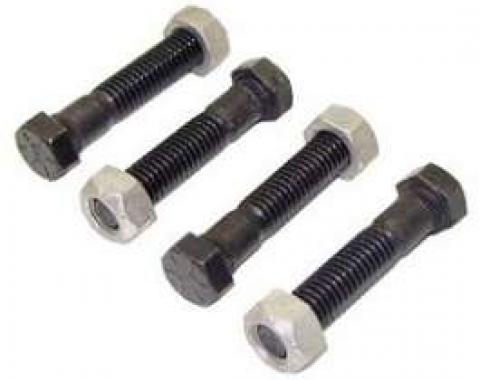 Camaro Control Arm Shaft Stud Bolt & Locking Nuts, Upper, 1967-1969