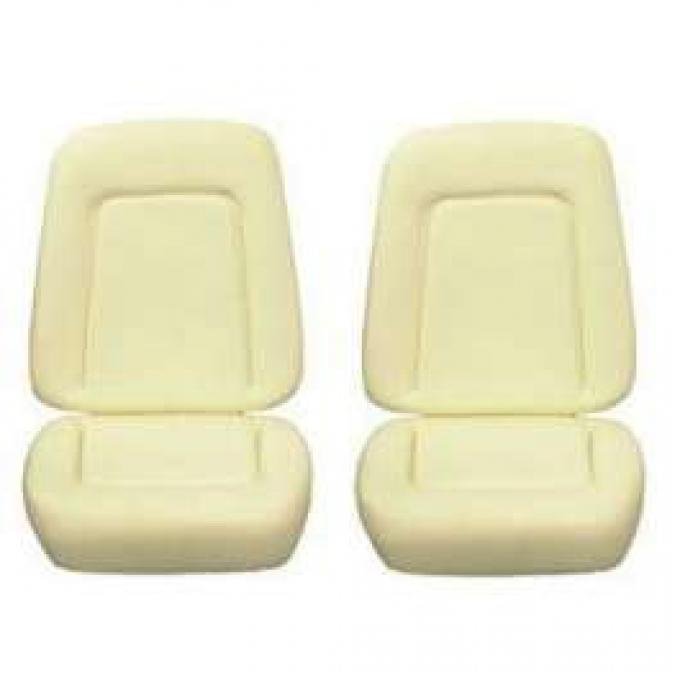 Camaro Bucket Seat Foam Cushions, Standard Interior, 1967-1968