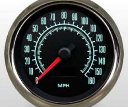 Camaro Speedometer, 3-3/8, Marshall Instruments, Muscle Series