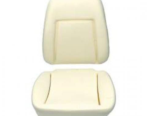Camaro Bucket Seat Foam Cushion, With Reinforcing Wire, Deluxe Interior, 1969