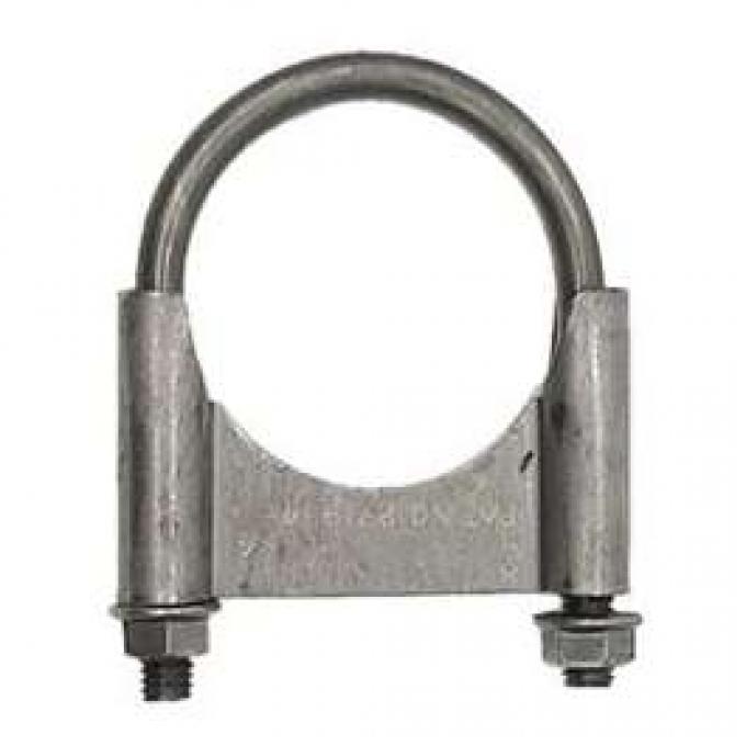 Camaro Exhaust Muffler Clamp, Guillotine Style, Steel, 2, 1967-1969