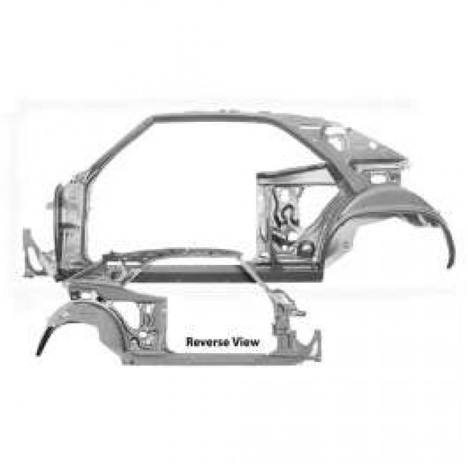 Camaro Quarter And Door Frame Assembly, Left, 1969