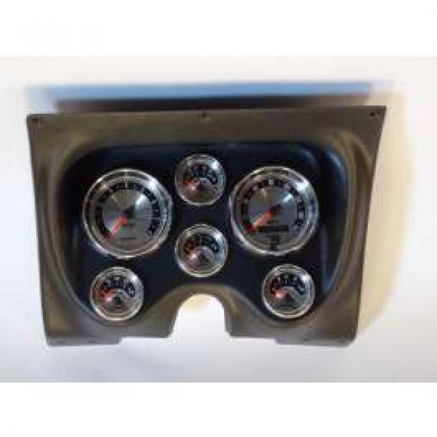 Camaro Instrument Cluster Panel, Black Finish, With American Muscle