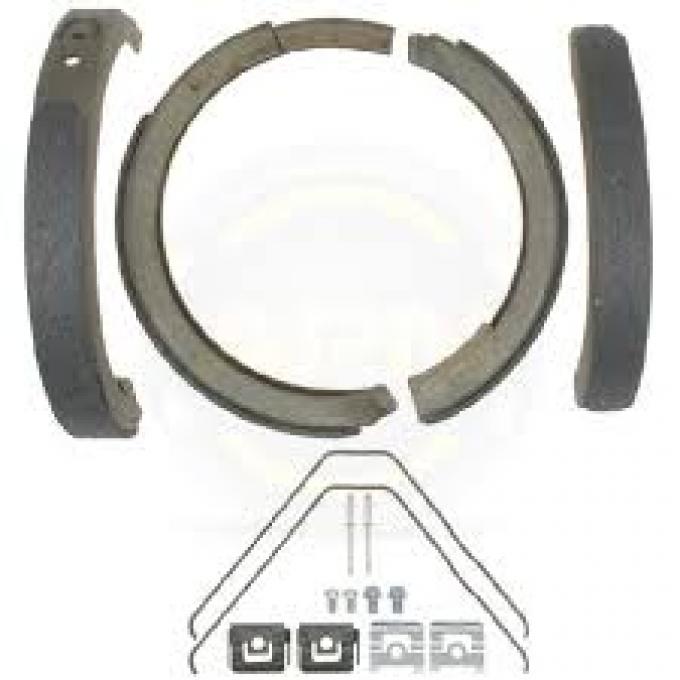 Camaro/Firebird Parking Brake Shoe with Hardware, 1998-2002