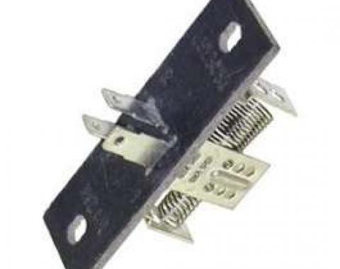 Camaro Heater Blower Motor Resistor Assembly, For Cars Without Air Conditioning, 1967-1981