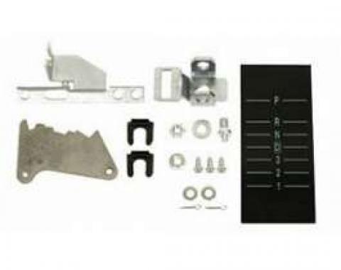 Camaro Shifter Conversion Kit, Automatic Transmission To TH200/700/4L60 Overdrive Automatic, 1970-1972