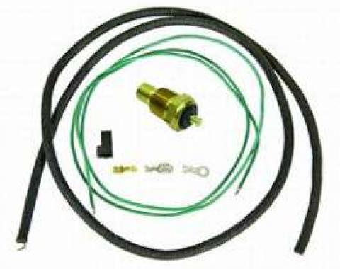 Camaro Coolant Temperature Sending Unit & Wiring Kit, For Cars With Gauges, 1967
