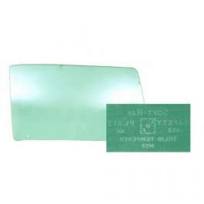 Camaro Door Window Glass, Date Coded, Tinted, Coupe & Convertible, Right, 1967
