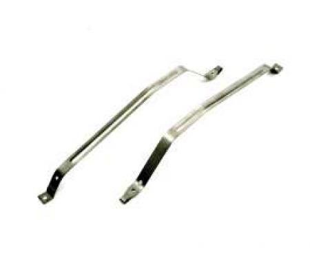 Camaro Gas Tank Mounting Straps, Stainless Steel, 1967-1969