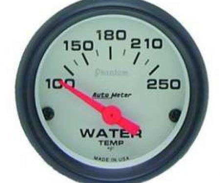 Camaro Water Temperature Gauge, Phantom Series, AutoMeter, 1967-1969