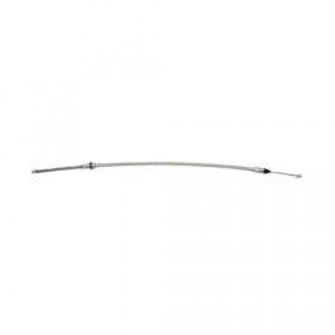 Camaro Parking Brake Cable, Stainless Steel, Rear, For Cars With Big Block Engine, 1967