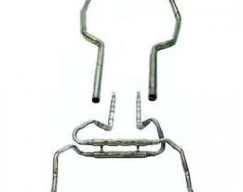 Camaro Chambered Exhaust System, Small Block, Aluminized Steel, 1969