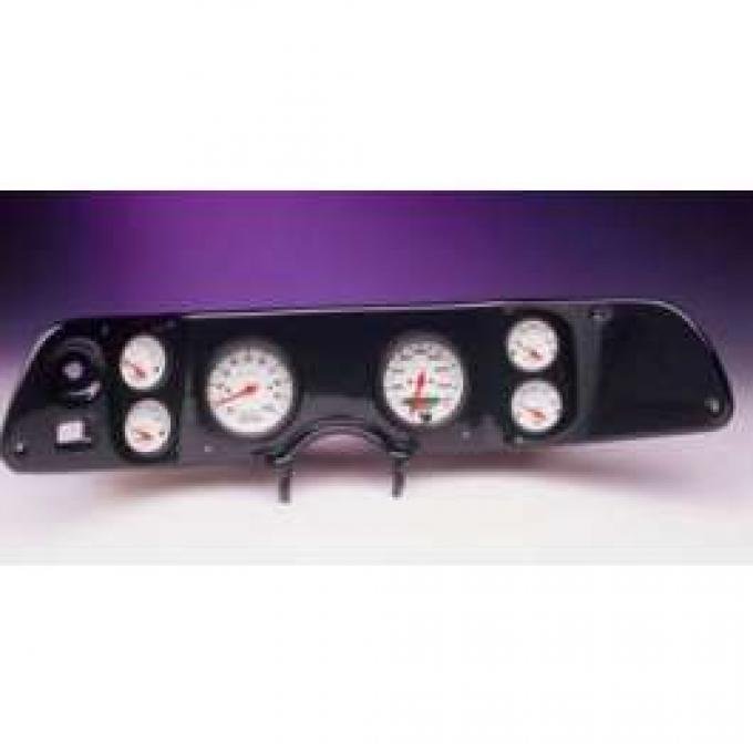 Camaro Dash Panel, With 6 AutoMeter Ultra-Lite Gauges, Carbon Fiber, 1970-1978