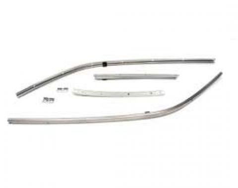 Camaro Roofrail Weatherstrip Channels, Coupe, 1968-1969