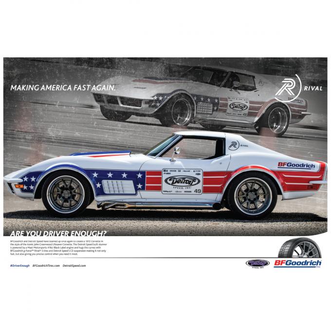 Detroit Speed DSE/BFG Making America Fast Again Poster 999915