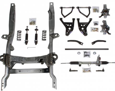 Detroit Speed Hydroformed Subframe 1967-69 Camaro/Firebird 68-74 Nova Bare Unassembled - BBC, Base Shock 032002