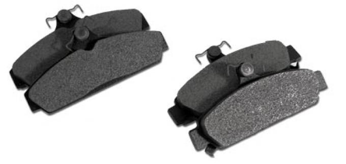 Corvette Brake Pads, Front Axle Set, Ceramic, 1984-1987