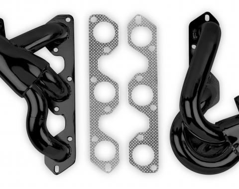 FlowTech 2007-2011 Jeep Wrangler Shorty Headers, Black Painted 92004FLT