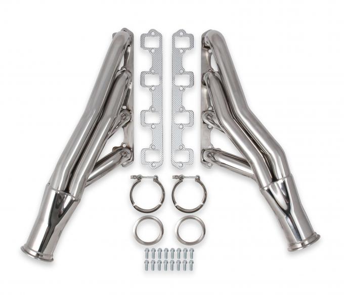 FlowTech Small Block Ford Turbo Headers, Polished 304 Stainless Steel 12168FLT