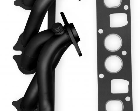 FlowTech 2000-2006 Jeep Wrangler Shorty Header, Black Painted 92003FLT