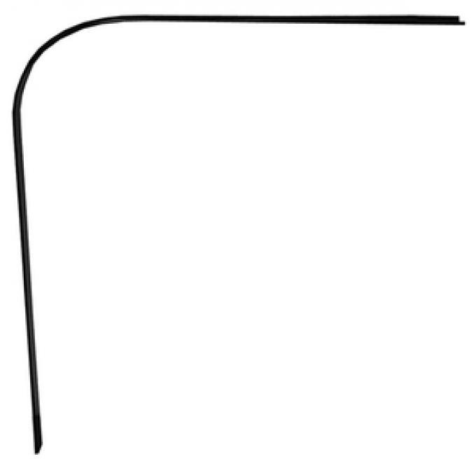 Key Parts '67-'72 Drip Rail, Passenger's Side 0849-158 R