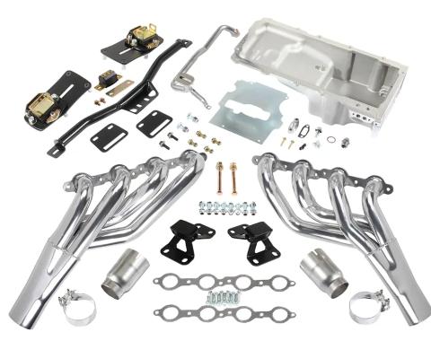 Classic Performance LS Engine Install Kit W/Headers for 70-81 Camaro & Firebird 7081LS1-FRK
