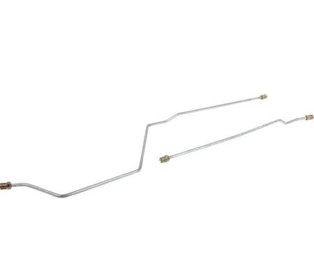 Classic Performance Rear Stainless Steel Disc Brake Axle Line Kit 70-81 F & X-Body for Stock Rear End, 2 lines 7081RLK-SS