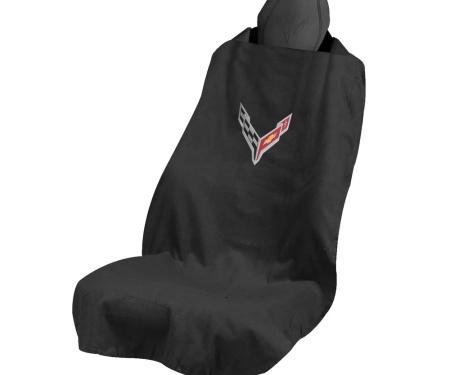 Seat Armour, Universal Towel2Go, C8 Corvette, Black, T2GO100C8B