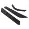 2020-2025 Chevrolet Corvette Except HTC 3 Piece Rear Rubber Dry Bay Vent Covers