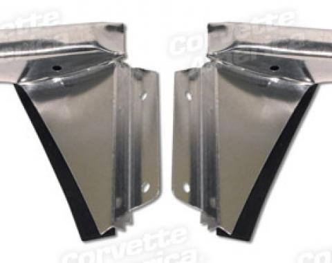 Corvette Lock Pillar Water Diverters, Late 1979-1982