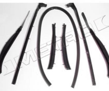 Weatherstrip Kit, Convertible Top, 7 Piece Set, 1959-1960