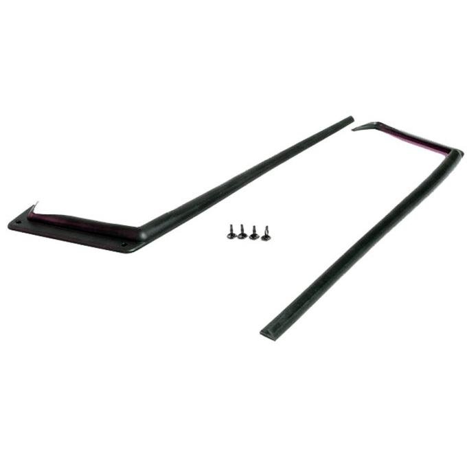 Metro Moulded Parts 1959-1961 Cadillac / Pontiac / Chevrolet / Oldsmobile / Buick Upper Door Hinge "J" Seals. Straight Section 15-1/2" Long ALP 1-B