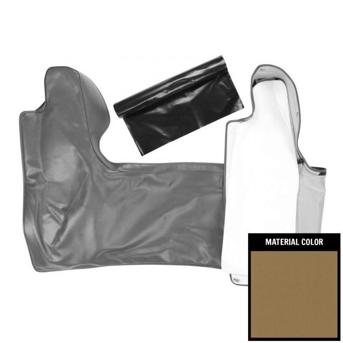 PUI Interiors 1965 Chevelle/Skylark Saddle Convertible Top Boot 65AT35