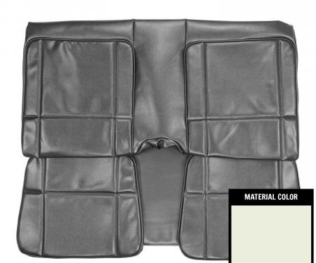 PUI Interiors 1980-81 Camaro Berlinetta Hardtop Custom Vinyl Oyster Rear Bench Seat Cover 80DS81C