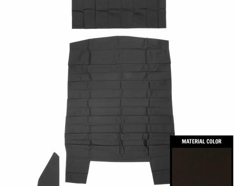 PUI Interiors 1966 Chevrolet Caprice Hardtop Black Basketweave Headliner 66BH100A