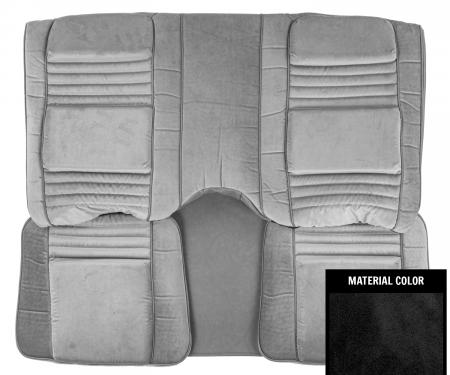 PUI Interiors 1978 Pontiac Firebird Hardtop Deluxe Black Rear Bench Seat Cover 78HSC70C