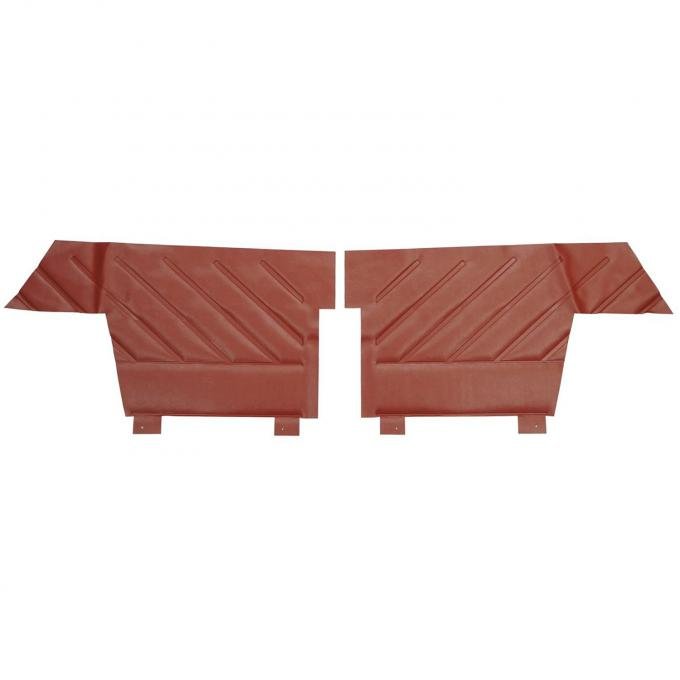 PUI Interiors 1965 Buick Wildcat Custom Convertible Red Rear Door panels 65UDWC30V