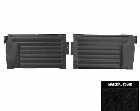 PUI Interiors 1967 Chevrolet Chevelle Convertible Black Rear Door Panels D230V