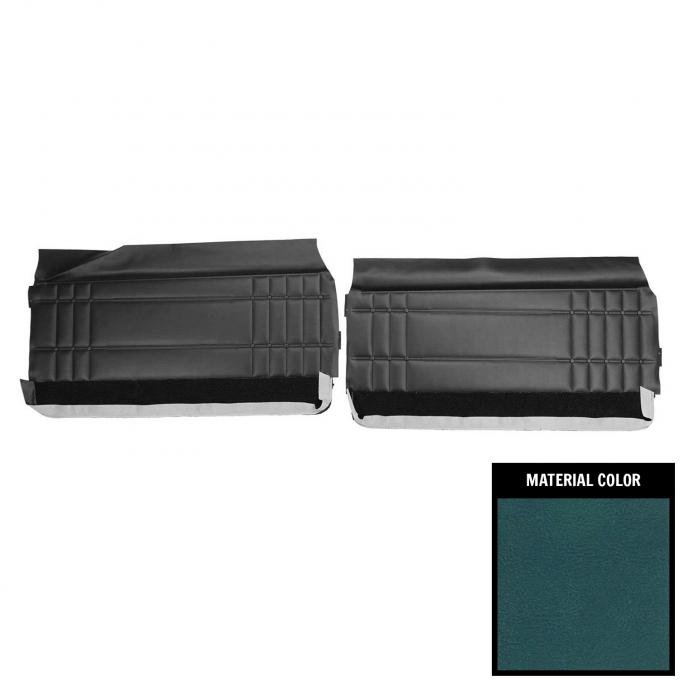 PUI Interiors 1968 Chevrolet Caprice Medium Blue Front Door Panels 68ID17