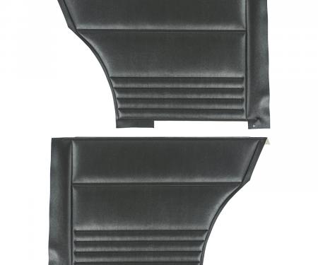 PUI Interiors 1967 Chevrolet Nova/SS Hardtop Black Rear Door Panels D290C